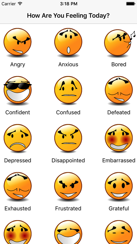 Mood Advice iPhone App
